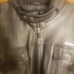 LIVE MECHANICS LEATHER JACKET